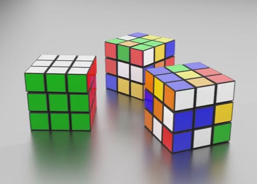 model Rubik Cube in Blender