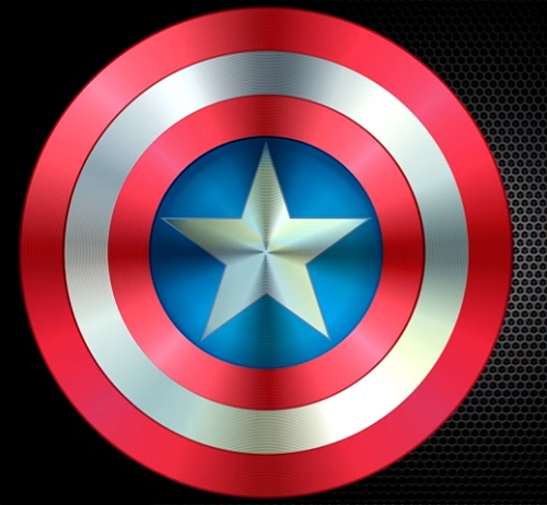 Draw a Captain America Metallic Shield in CorelDRAW - Cgcreativeshop