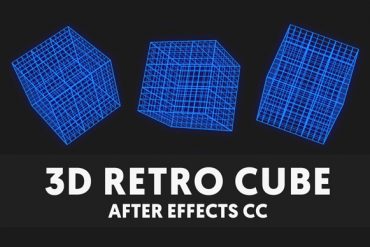 Create Wire Retro Cube Effect in After Effects