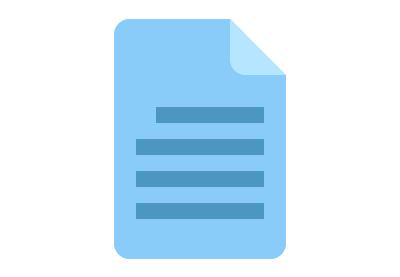 Folded Document Icon in Illustrator