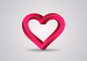 3D Heart Logo in Illustrator