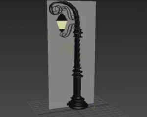 Modeling a 3D Street Lamp in 3ds Max