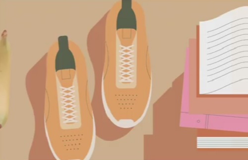 Draw Flat Sneakers design in Adobe Illustrator