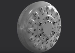 realistic Shower Noozle in 3ds Max