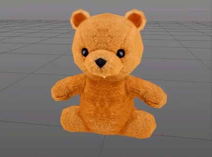 Teddy Bear in Cinema 4D