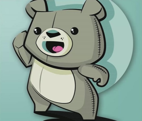 Draw & Inking a Nice Teddy Bear in Illustrator