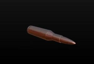 Model, UV and Texture a Bullet 7.62 mm in Maya