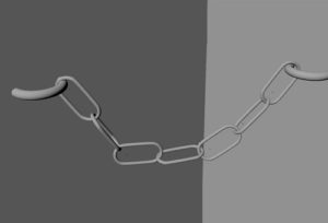 Model a Dynamically Suspending a Chain in Maya