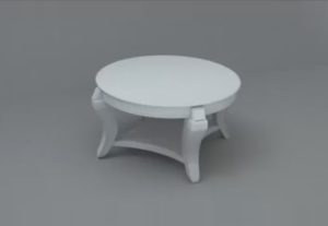 Modeling Classic Circular Table in 3ds Max