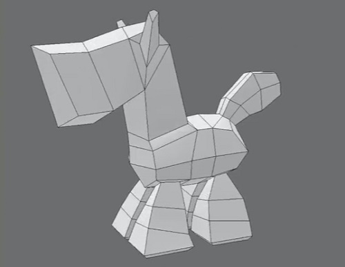 Modeling a Very Simple Pony in 3ds Max