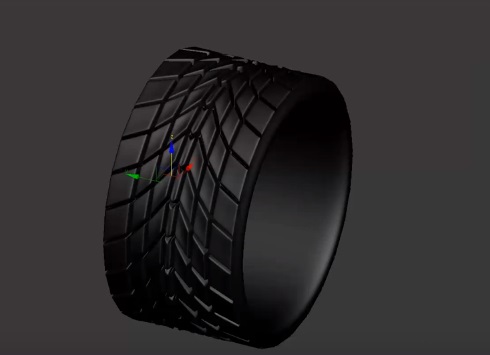 Fast and Easy Modeling of a Tire in 3ds Max