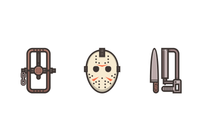 Draw a Friday the 13th Icon Pack in Illustrator