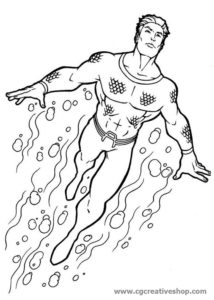Aquaman, disegno da colorare