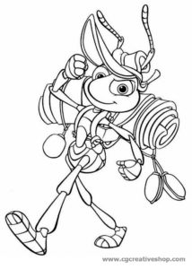 Flik - Bug's Life Disney - disegno da colorare