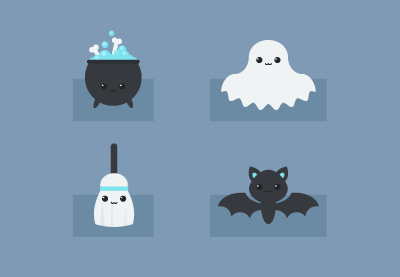 Draw a Set of Kawaii Halloween Icons in Illustrator
