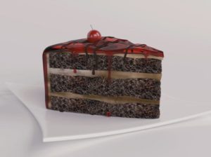 Modeling a Greedy Piece of Cake in 3ds Max