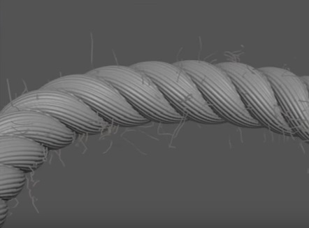 Create a Frayed Rope with Splines in 3ds Max