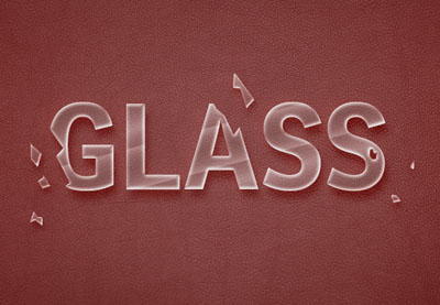 Create a Quick Broken Glass Text in Photoshop