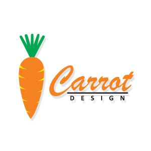 Simple Vector Carrot Logo Free
