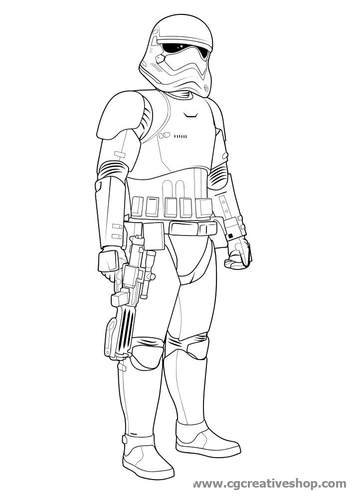 Soldati Imperiali - Guerre Stellari - disegno da colorare