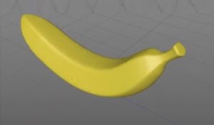 Modelling a Banana in Maxon Cinema 4D