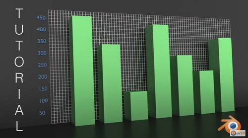Create Bar Graphs Statistics Animation in Blender