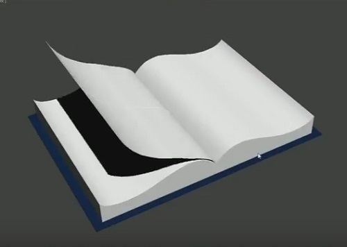 Create Book Page Flip in Autodesk 3ds Max