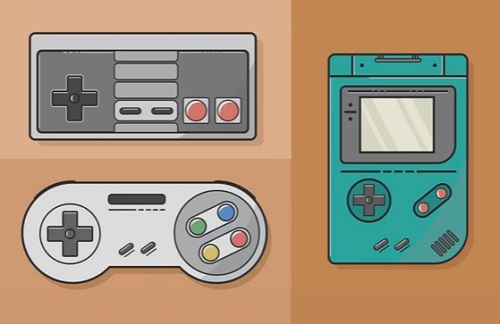 Draw a Video Game Flat Design in Illustrator