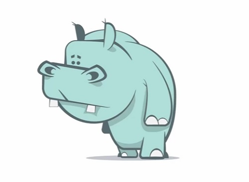 Draw a Simple Hippo Cartoon in Adobe Illustrator - Cgcreativeshop