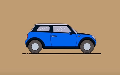 Draw a Mini Cooper Car From a Sketch in Illustrator
