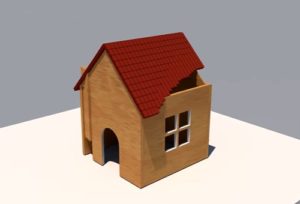 Build a Little House with Shader Effector in Cinema 4D