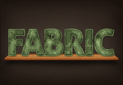 Create a Mimetic Fabric Text Effect in Photoshop