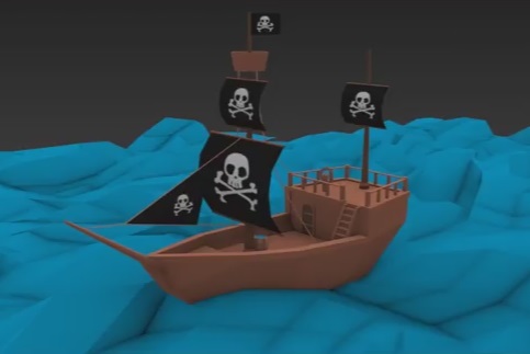 Model a Low Poly Pirate Ship in Autodesk 3ds Max