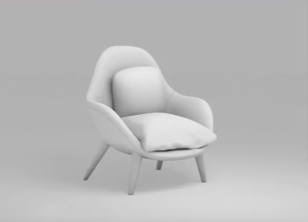 Modeling a Chair Fredericia Swoon in 3ds Max