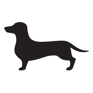 Dachshund Silhouette Free vector download