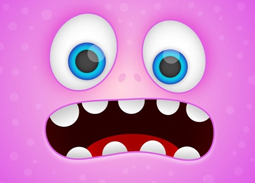 Draw a Fun Vector Monster Face in Illustrator