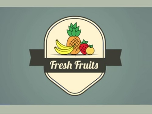 Draw a Vector Fruit Logo Badge in Illustrator