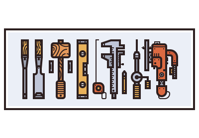 Draw a Vector Woodwork Tools in Adobe Illustrator