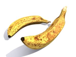 Banana fruit free 3d object download