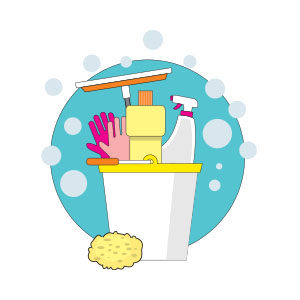 Cleaning Tools Free Vector download