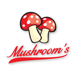 Mushrooms Logo Free Vector download