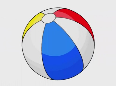 Draw a Simple Summer Inflatable Ball in Illustrator
