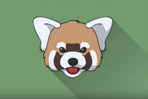 Draw a Red Panda Vector Icon in Illustrator