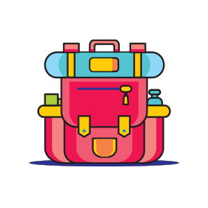 Backpack Icon Free Vector download