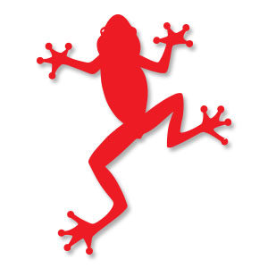 Frog Silhouette Free Vector download