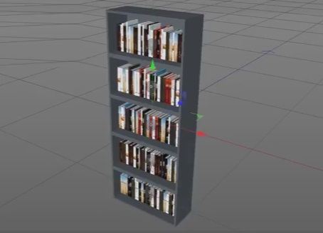 Create a Bookcase with Book Generator in Cinema 4D