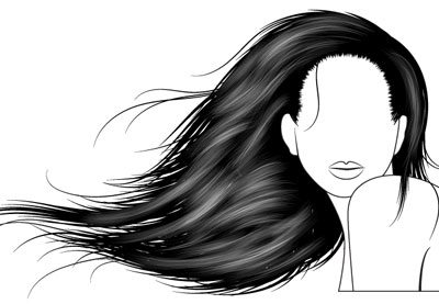 Draw a Vector Hair with Brushes in Illustrator