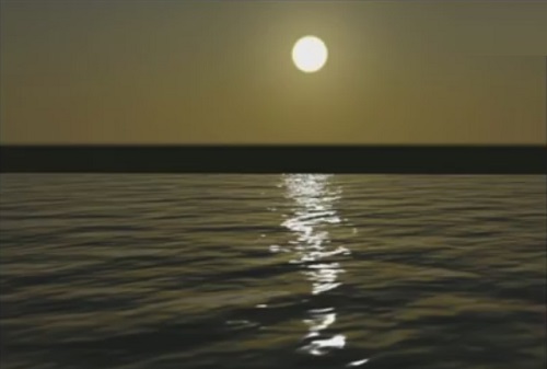 Create Sunset Ocean Scene in 3ds Max