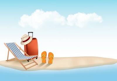 Draw a Summer Vacation Background in Illustrator