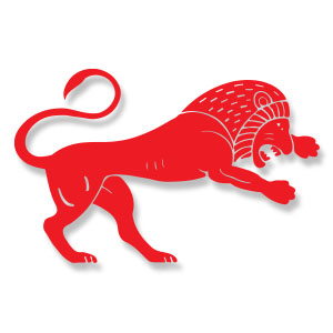 Stylized Lion Free Vector download